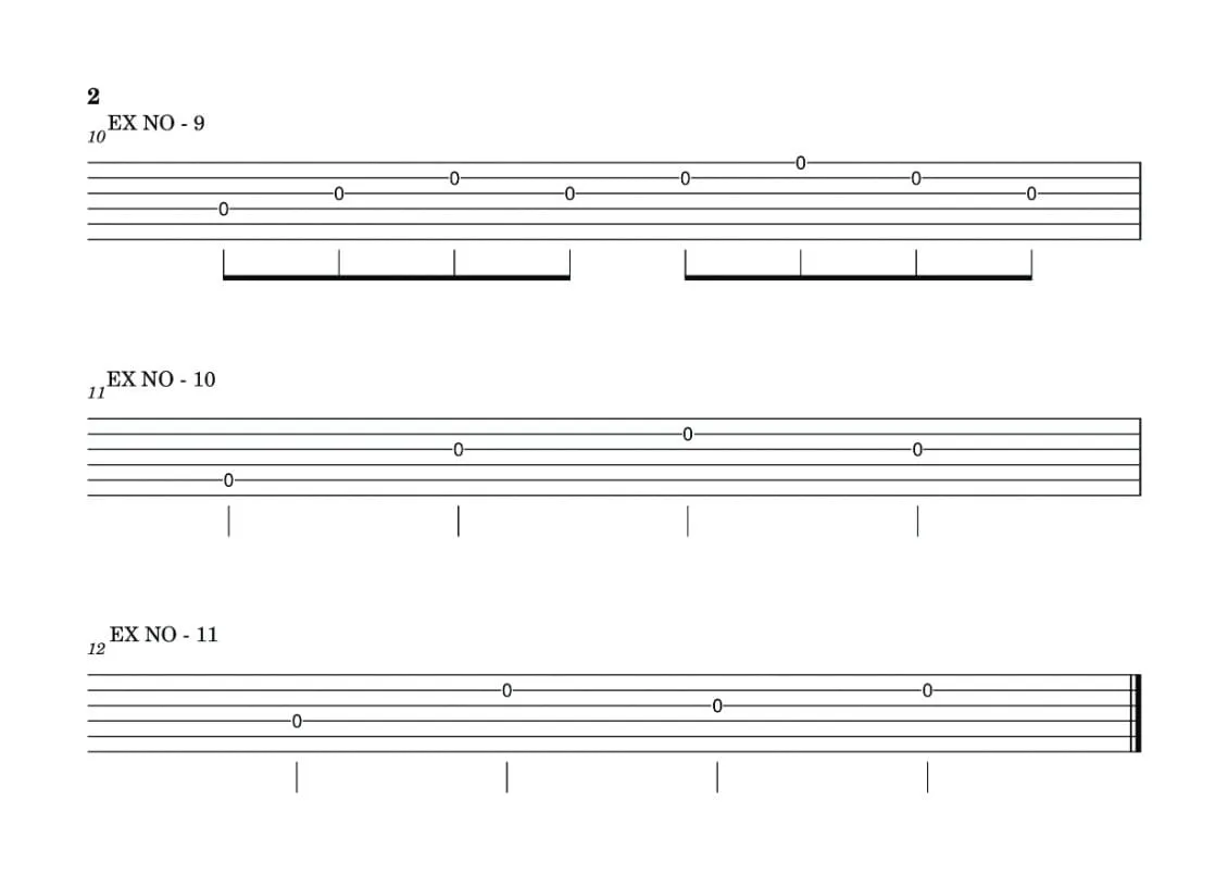 Right Hand Picking Exercise2